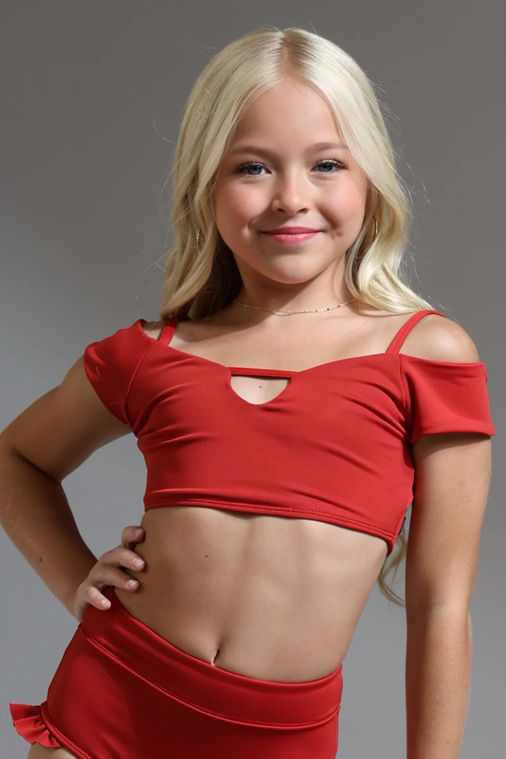 Fleur Crop Top - Black