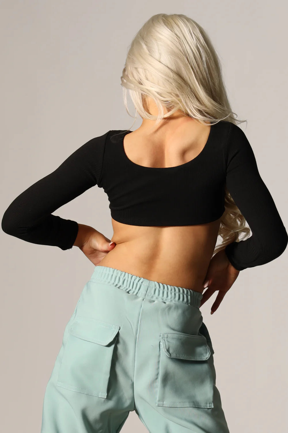 Honest Long Sleeved Crop Top