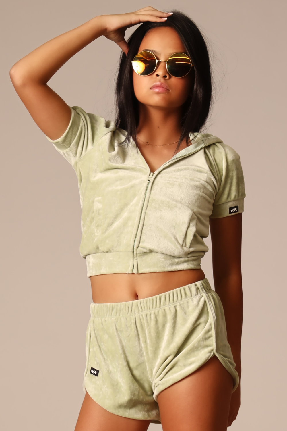 Luxe Short Sleeve Hoodie