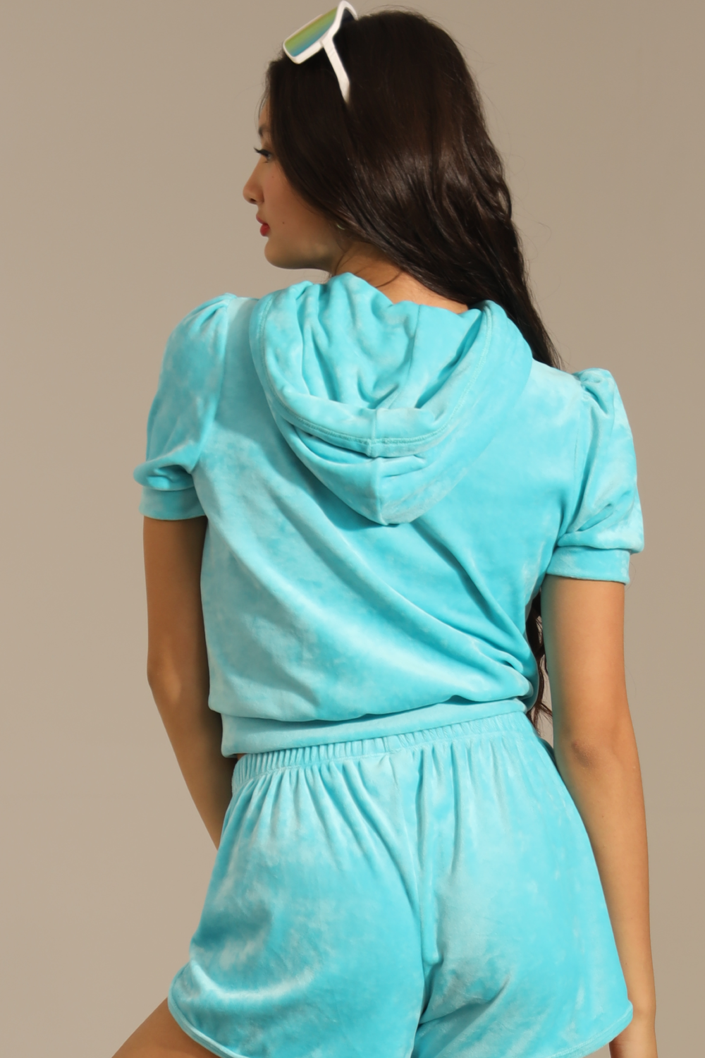 Luxe Short Sleeve Hoodie