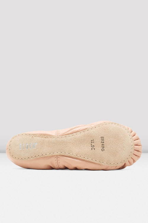 Children's Giselle Leather Ballet Shoes