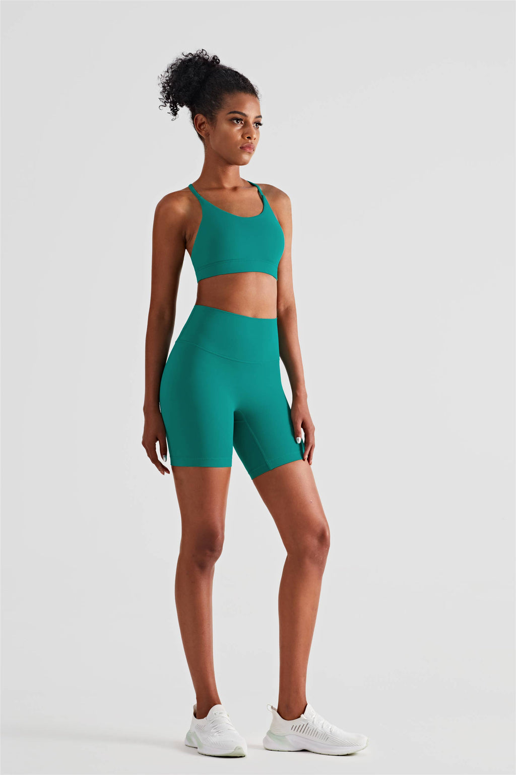 REVERIE - Luna triangle-back Sports Bra