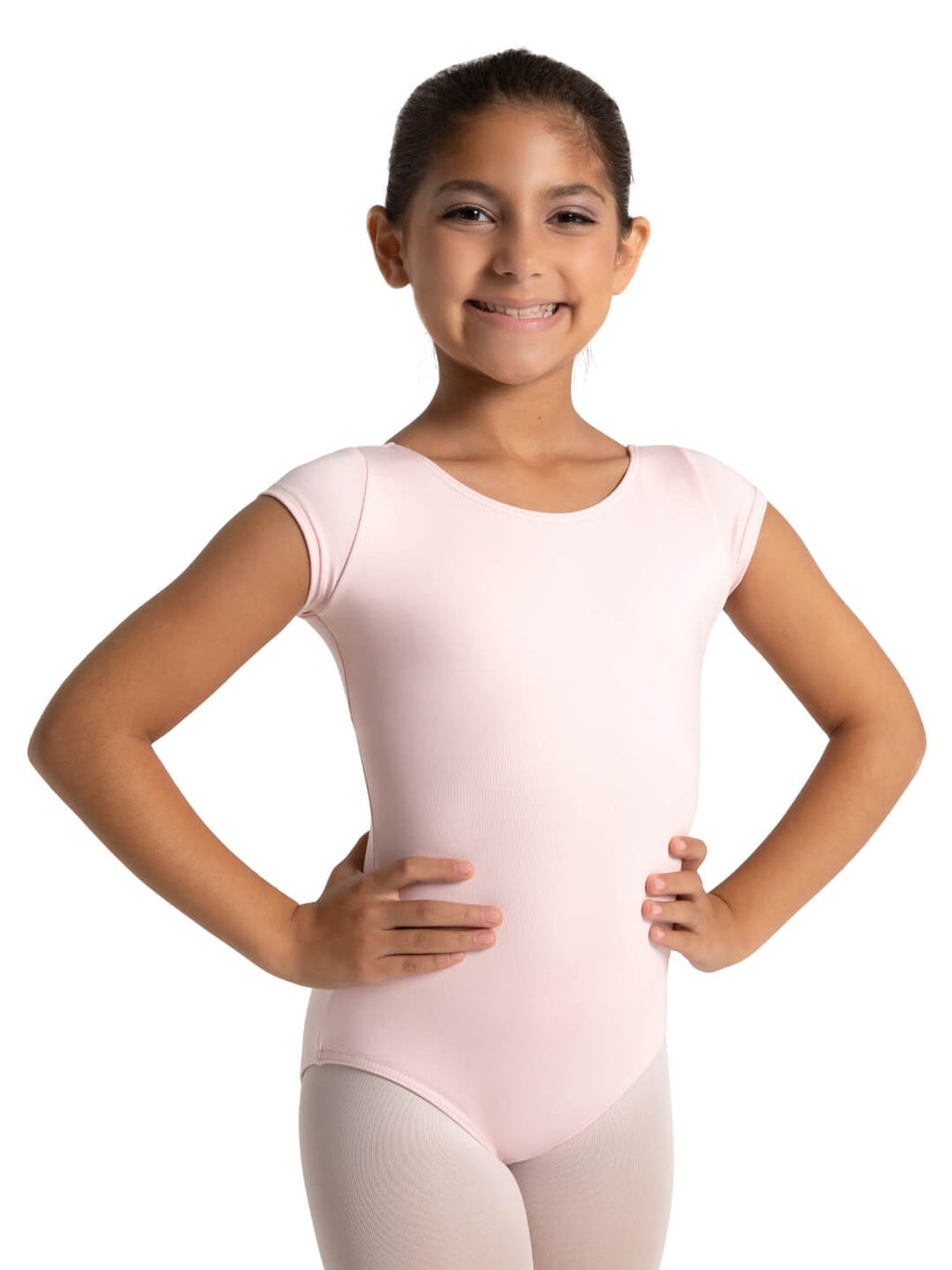 Studio Collection High Neck Cap Sleeve Leotard