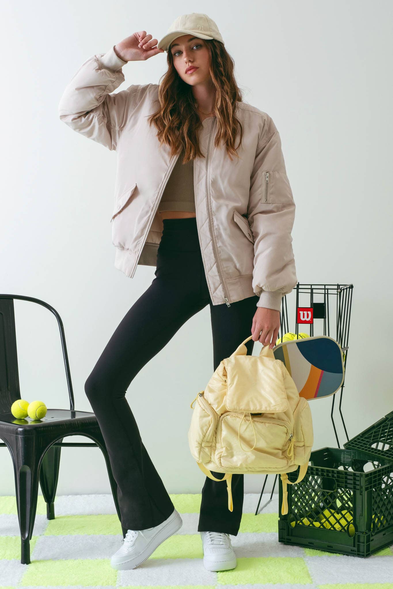 BLU PEPPER - RUCHED ZIP UP JACKET